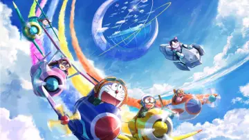Задник к фильму "映画ドラえもん のび太と空の理想郷" #376707