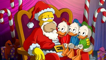 Задник к фильму "The Simpsons Meet the Bocellis in "Feliz Navidad"" #350443