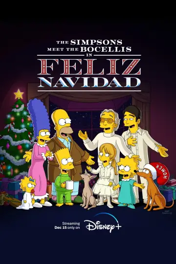 Постер к фильму "The Simpsons Meet the Bocellis in "Feliz Navidad"" #82495