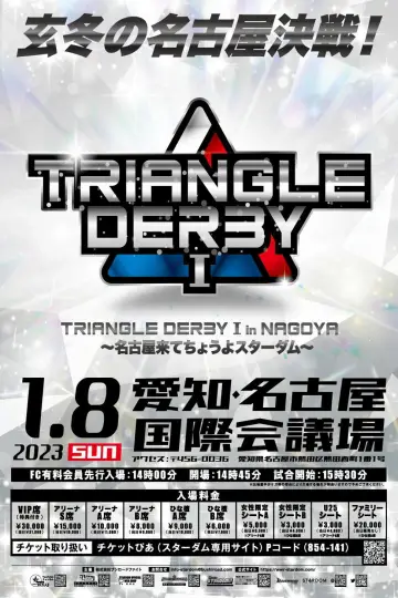 TRIANGLE DERBY Ⅰ in Nagoya ～名古屋来てちょうよスターダム～ постер