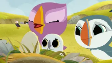 Задник к фильму "Puffin Rock and the New Friends" #198791