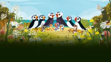 Задник к фильму "Puffin Rock and the New Friends" #454118