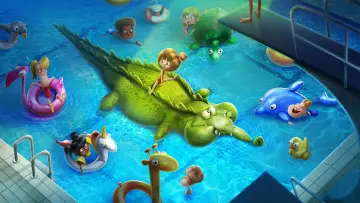 Задник к фильму "The Growcodile" #1527370