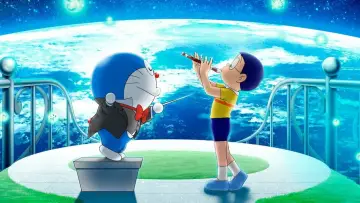 Задник к фильму "映画ドラえもん のび太の地球交響楽" #366313