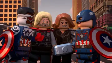 Задник к фильму "LEGO Мстители Марвел: Код красный" #323742