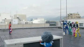 Задник к фильму "特捜戦隊デカレンジャー20th ファイヤーボール・ブースター" #1113800