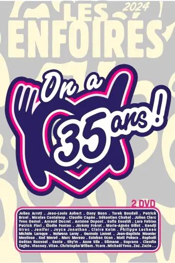 Постер к фильму "Les Enfoirés 2024 - On a 35 ans !" #312219
