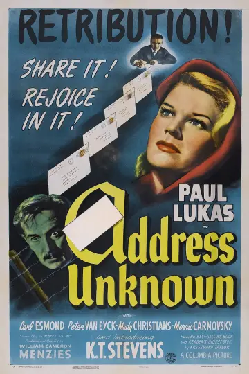 Постер к фильму "Address Unknown" #1133941