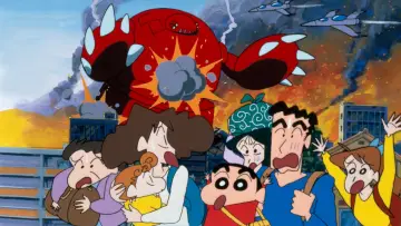 Задник к фильму "クレヨンしんちゃん 爆発！温泉わくわく大決戦" #446444