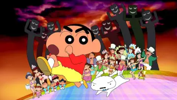 Задник к фильму "クレヨンしんちゃん 伝説を呼ぶ 踊れ！アミーゴ！" #440432
