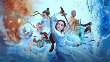 Задник к фильму "Белая Змея: Жизнь на воде" #628370