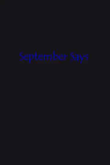 Постер к фильму "September Says" #476064