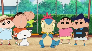 Задник к фильму "クレヨンしんちゃん オラたちの恐竜日記" #631897