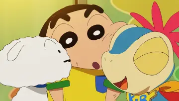 Задник к фильму "クレヨンしんちゃん オラたちの恐竜日記" #844132