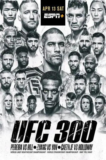 Постер к фильму "UFC 300: Pereira vs. Hill" #1085646