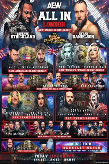 Постер к фильму "AEW All In 2024: London" #706272