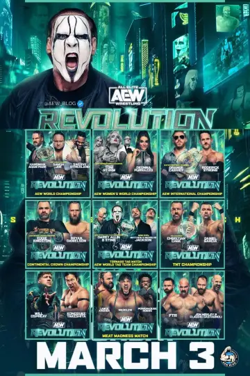 Постер к фильму "AEW Revolution 2024" #740226