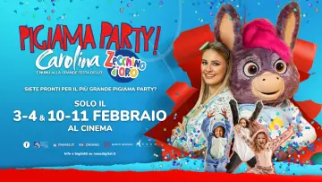 Задник к фильму "Pigiama Party! Carolina e Nunù alla grande festa dello Zecchino d