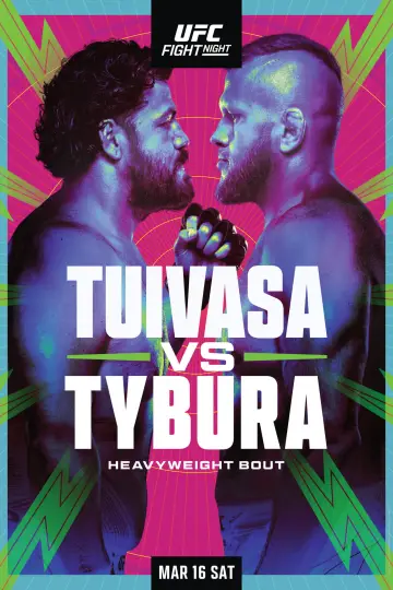 UFC Fight Night 239: Tuivasa vs. Tybura постер