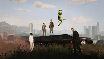 Задник к фильму "Grand Theft Hamlet" #656614