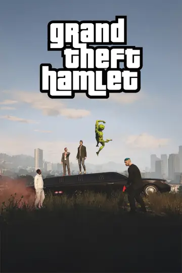 Постер к фильму "Grand Theft Hamlet" #656645