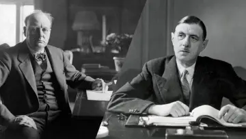Задник к фильму "De Gaulle vs Churchill : Mémoires de guerre, guerre des mémoires" #1015962