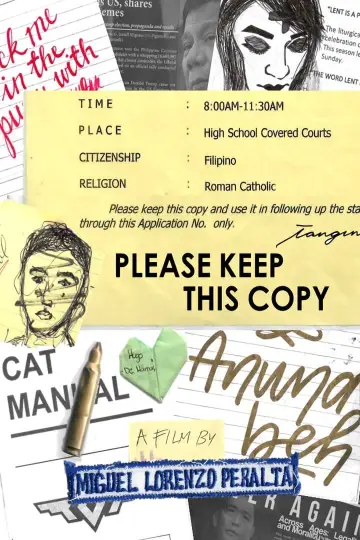 Постер к фильму "Please Keep This Copy" #475837
