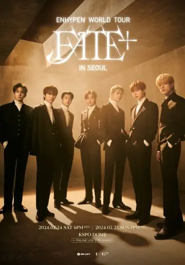 Enhypen World Tour 'Fate+' In Seoul постер