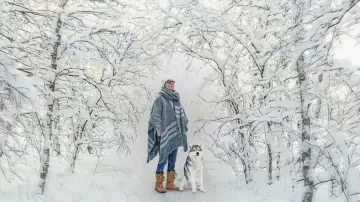 La nieve entre los dos постер