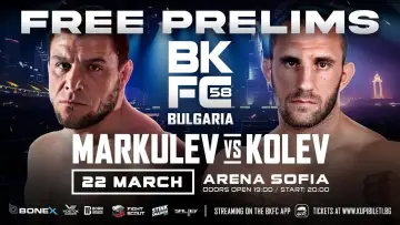 Задник к фильму "BKFC 58: BULGARIA Markulev vs Kolev" #431748