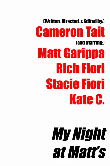 Постер к фильму "My Night at Matt