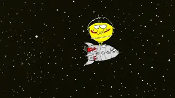 Задник к фильму "Mr Chicken Goes to Mars" #484509