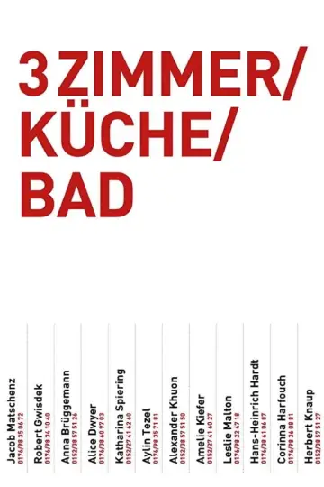 Постер к фильму "3 Zimmer/Küche/Bad" #1150156