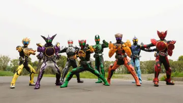 Задник к фильму "劇場版 仮面ライダーオーズ WONDERFUL 将軍と２１のコアメダル" #1141691
