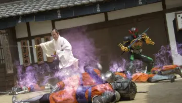 Задник к фильму "劇場版 仮面ライダーオーズ WONDERFUL 将軍と２１のコアメダル" #1141695