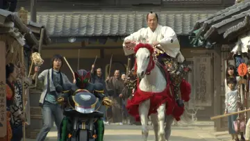 Задник к фильму "劇場版 仮面ライダーオーズ WONDERFUL 将軍と２１のコアメダル" #1141696