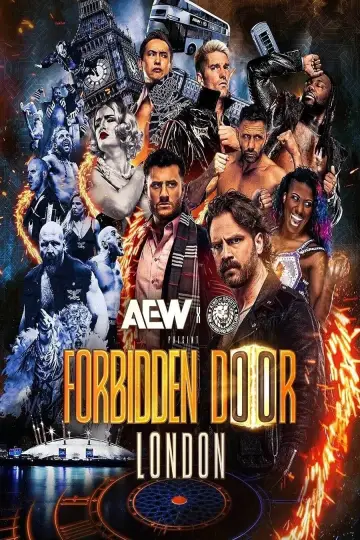AEW x NJPW: Forbidden Door 2025 постер