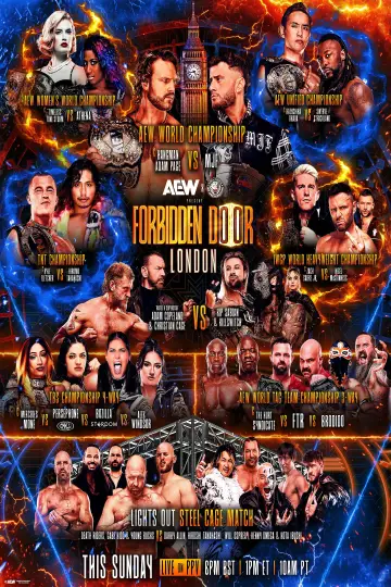 Постер к фильму "AEW x NJPW: Forbidden Door 2025" #671458