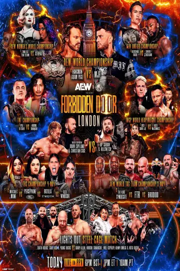 Постер к фильму "AEW x NJPW: Forbidden Door 2025" #671460