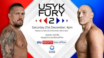 Задник к фильму "Oleksandr Usyk vs. Tyson Fury II" #1183937