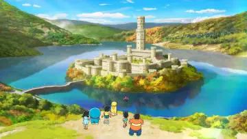 Задник к фильму "映画ドラえもん のび太の絵世界物語" #600323
