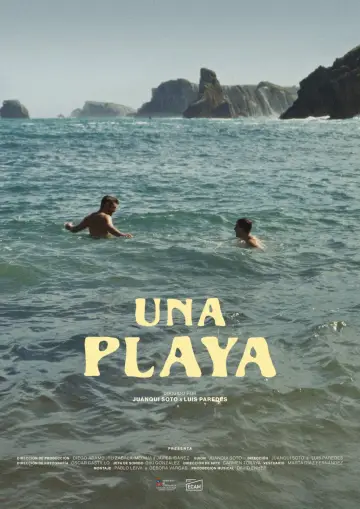 Una playa постер