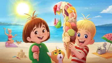 Задник к фильму "Lotte & Totte: Min første ven" #919550