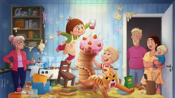 Задник к фильму "Lotte & Totte: Min første ven" #919552