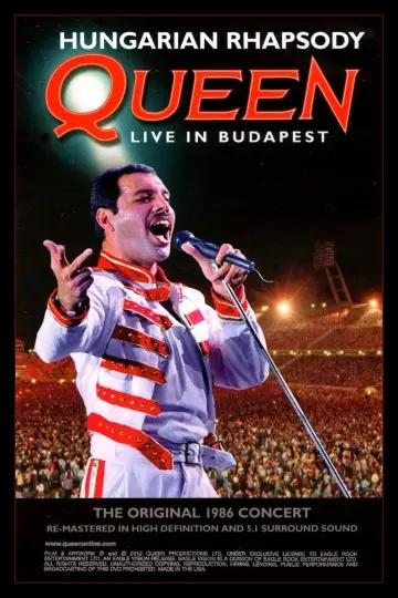 Постер к фильму "Queen: Live in Budapest - Hungarian Rhapsody" #1525980