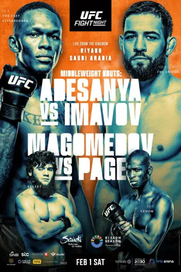 Постер к фильму "UFC Fight Night 250: Адесанья vs. Имавов" #1616807