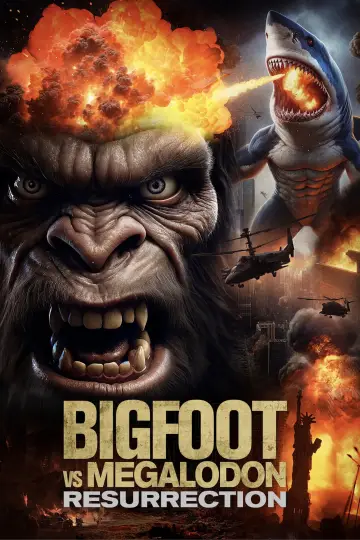 Bigfoot vs Megalodon: Resurrection постер