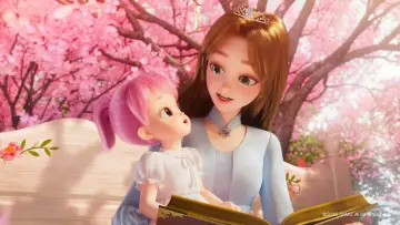 Задник к фильму "사랑의 하츄핑: 고래보석의 전설" #1212367