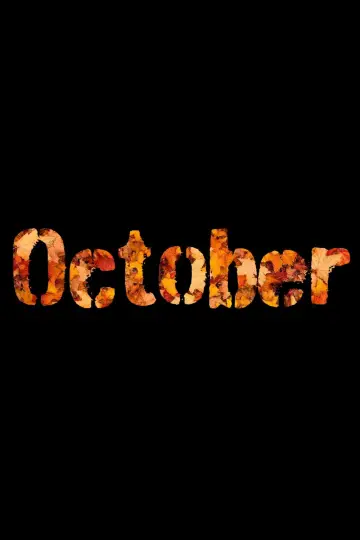 October постер