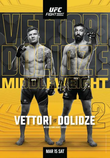 Постер к фильму "UFC Fight Night 254: Веттори vs. Долидзе 2" #1167900